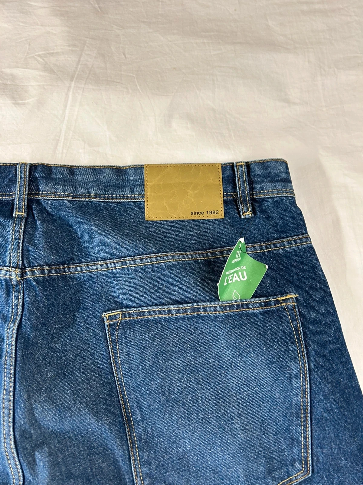Navy blue tex straight jeans size 54 – photo 17